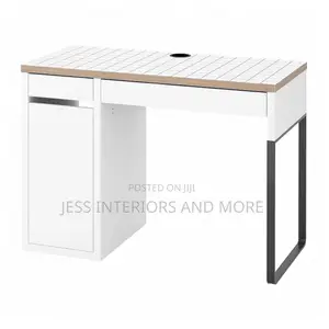 Study Desk, White/Anthracite