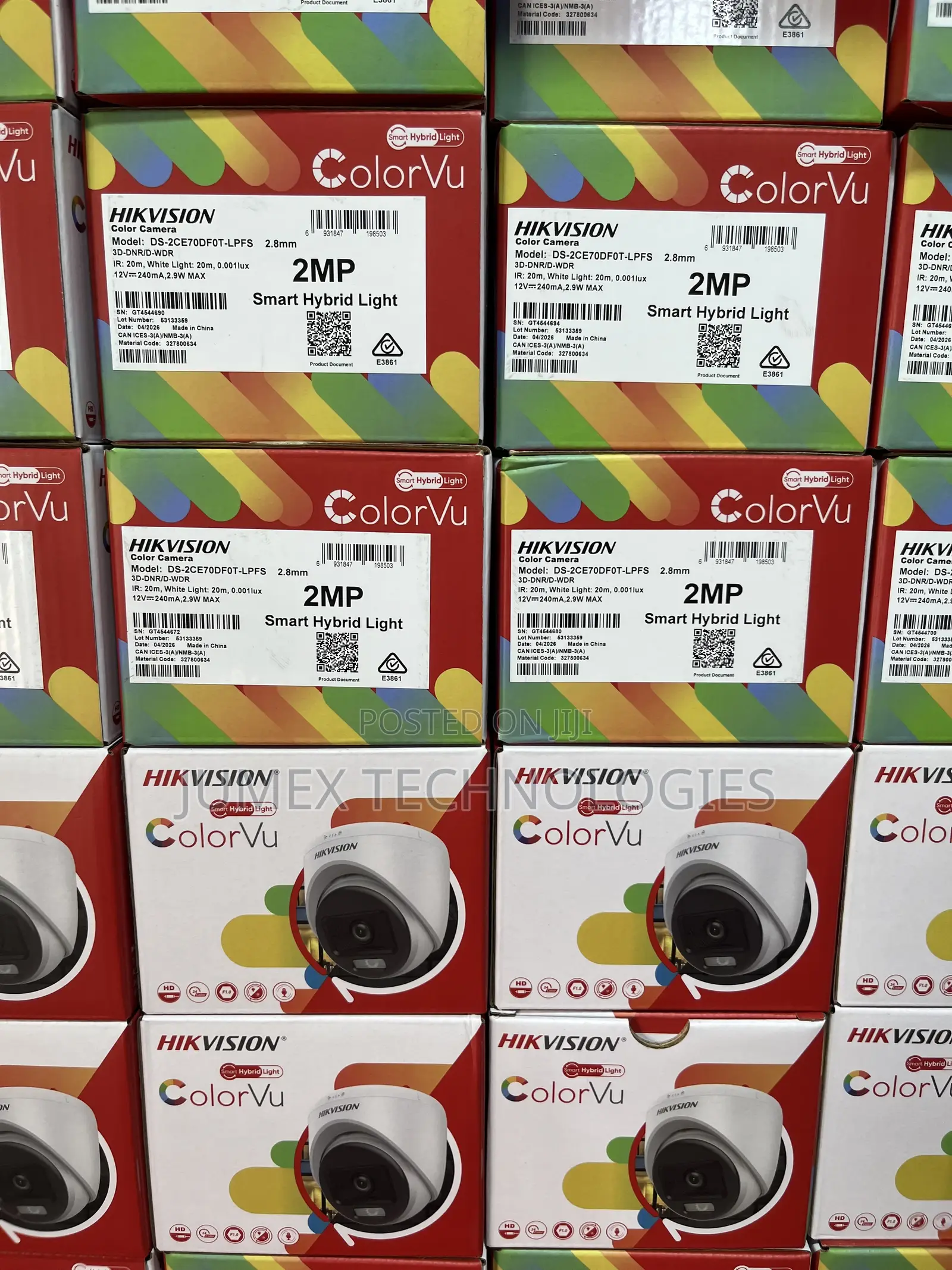 Hikvision Colorvu 2mp With Audio Ds-2ce70df0t-LPFS 2mp Dome Analog