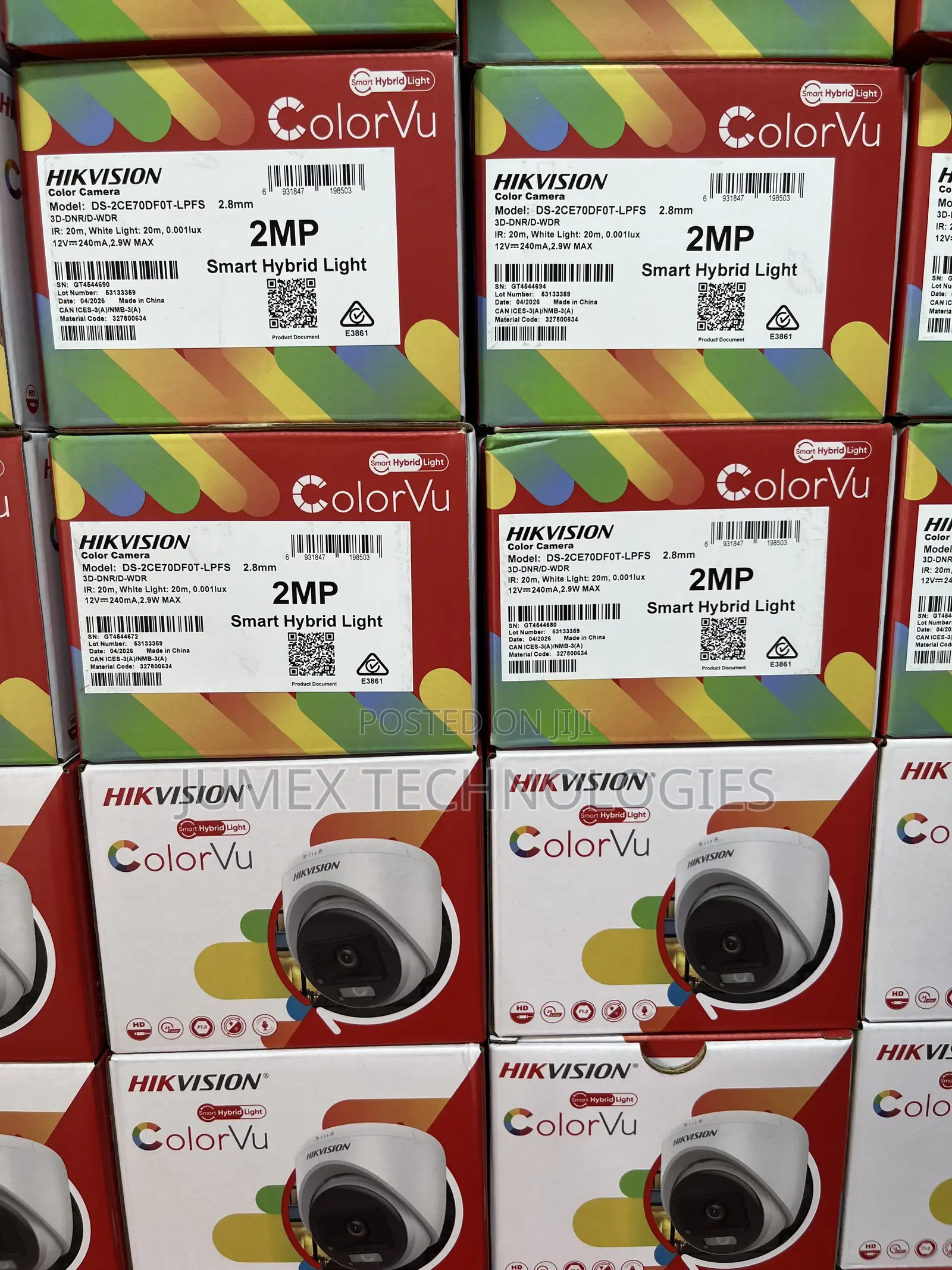 Hikvision Colorvu 2mp With Audio Ds-2ce70df0t-LPFS 2mp Dome Analog