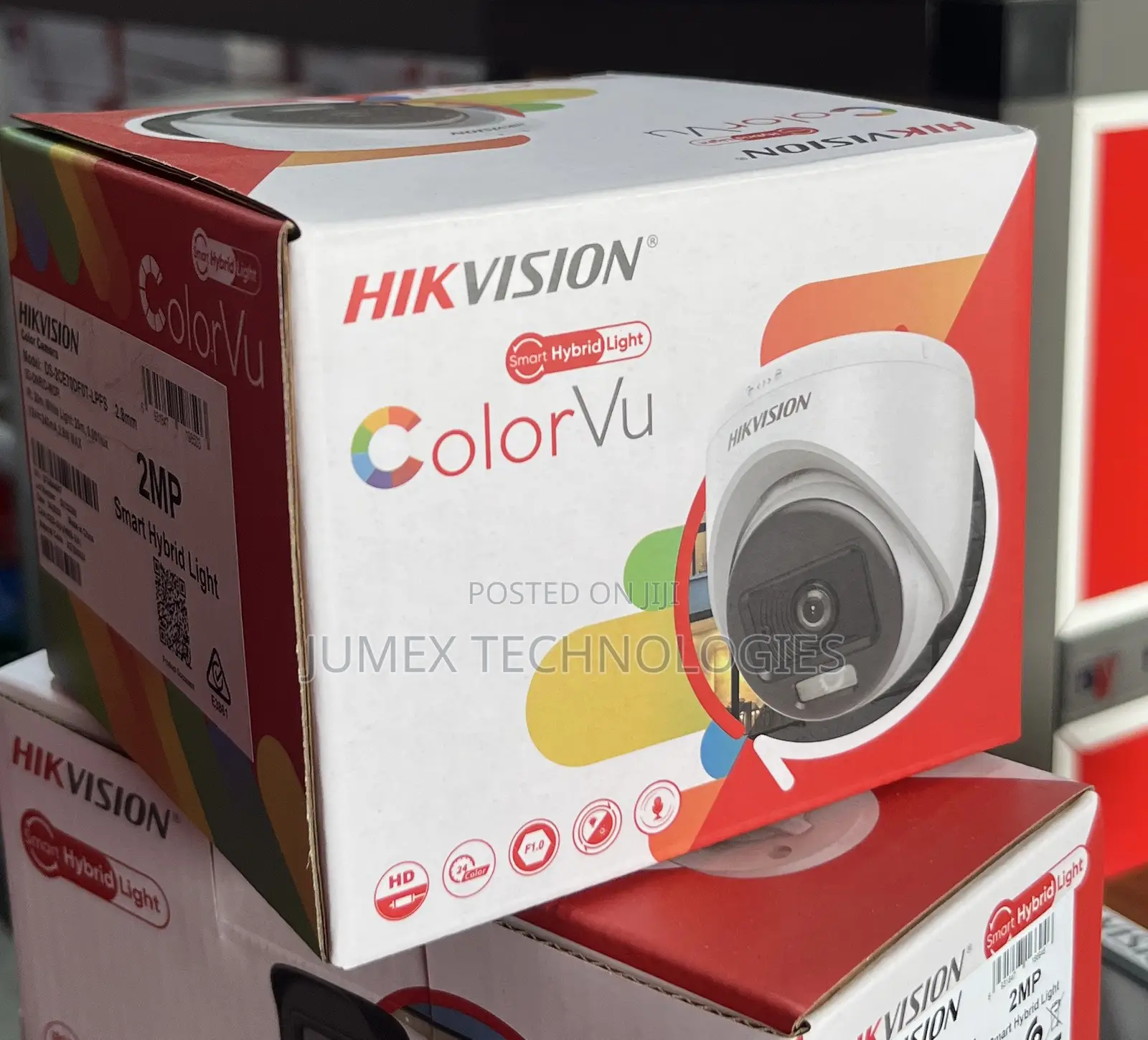 Hikvision Colorvu 2mp With Audio Ds-2ce70df0t-LPFS 2mp Dome Analog