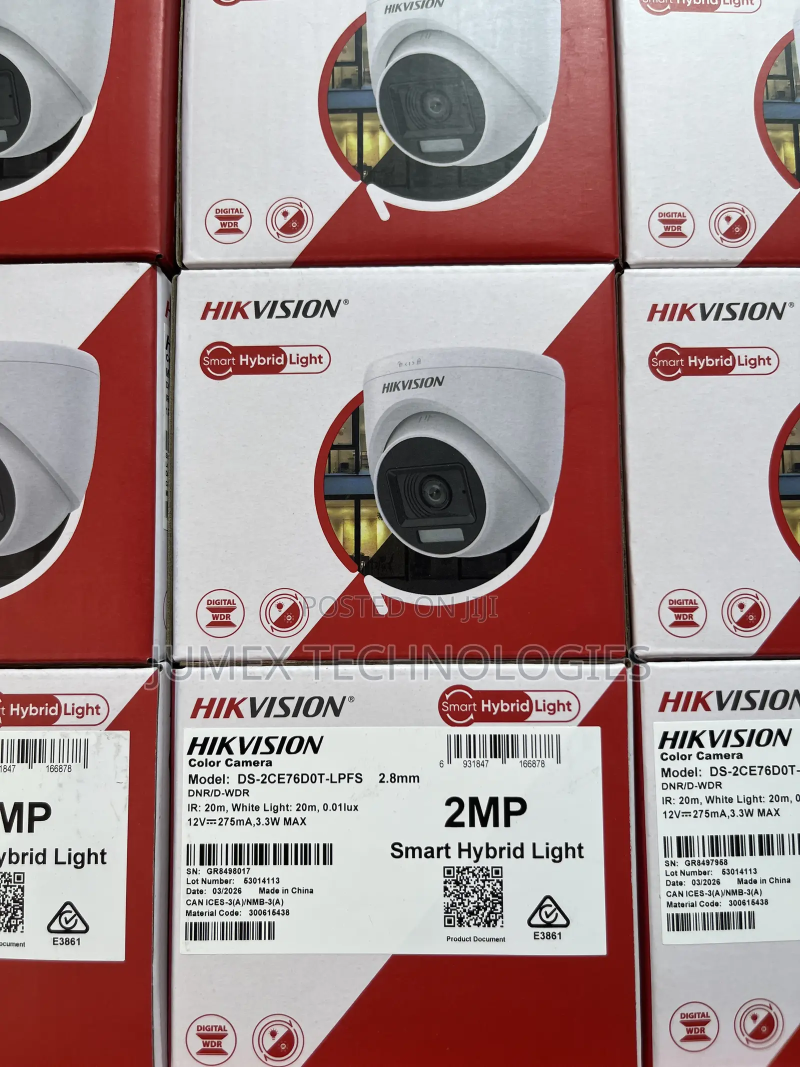 Hikvision Smart Hybrid With Audio Ds-2ce76d0t-LPFS 2mp Dome