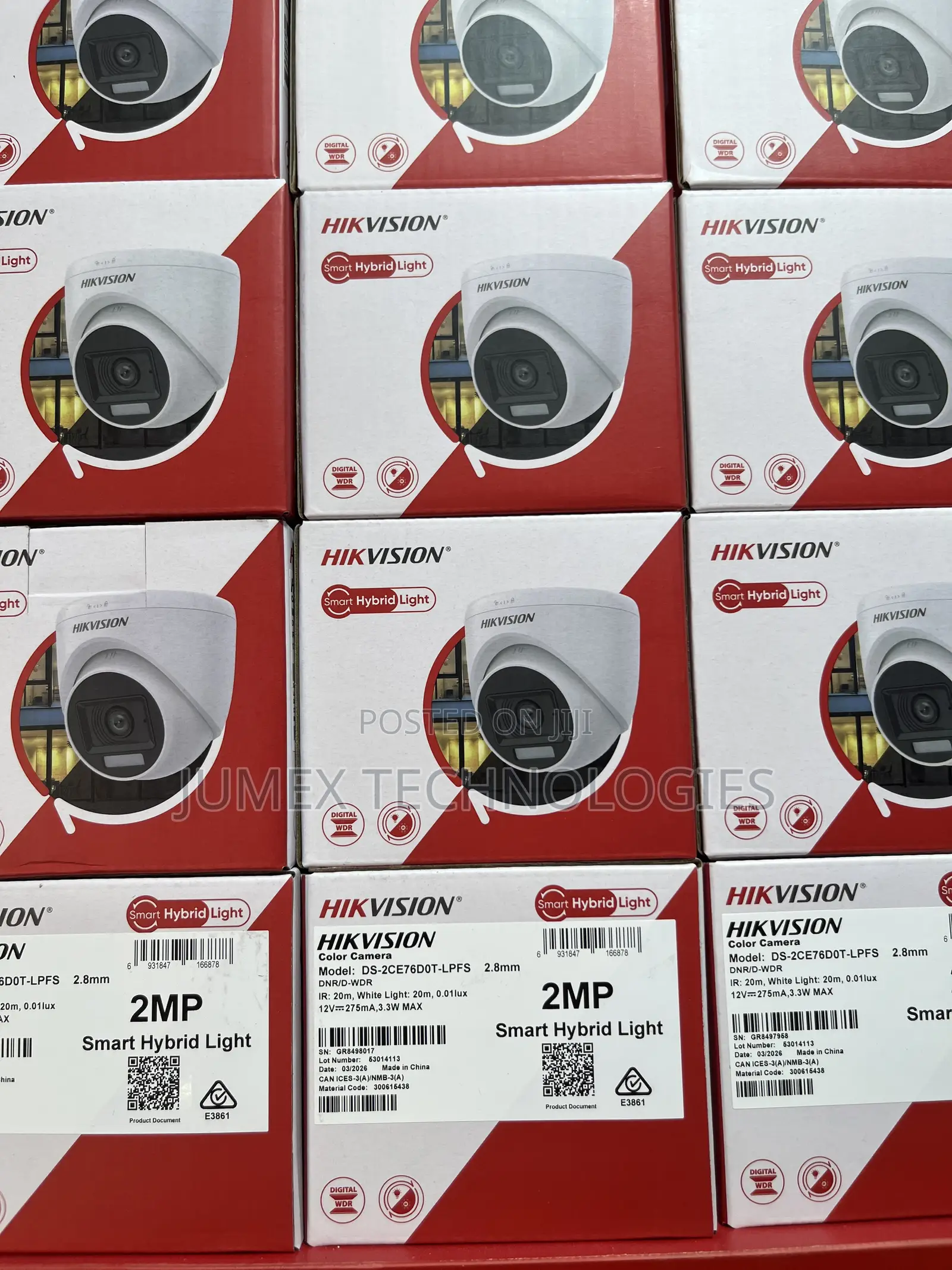 Hikvision Smart Hybrid With Audio Ds-2ce76d0t-LPFS 2mp Dome