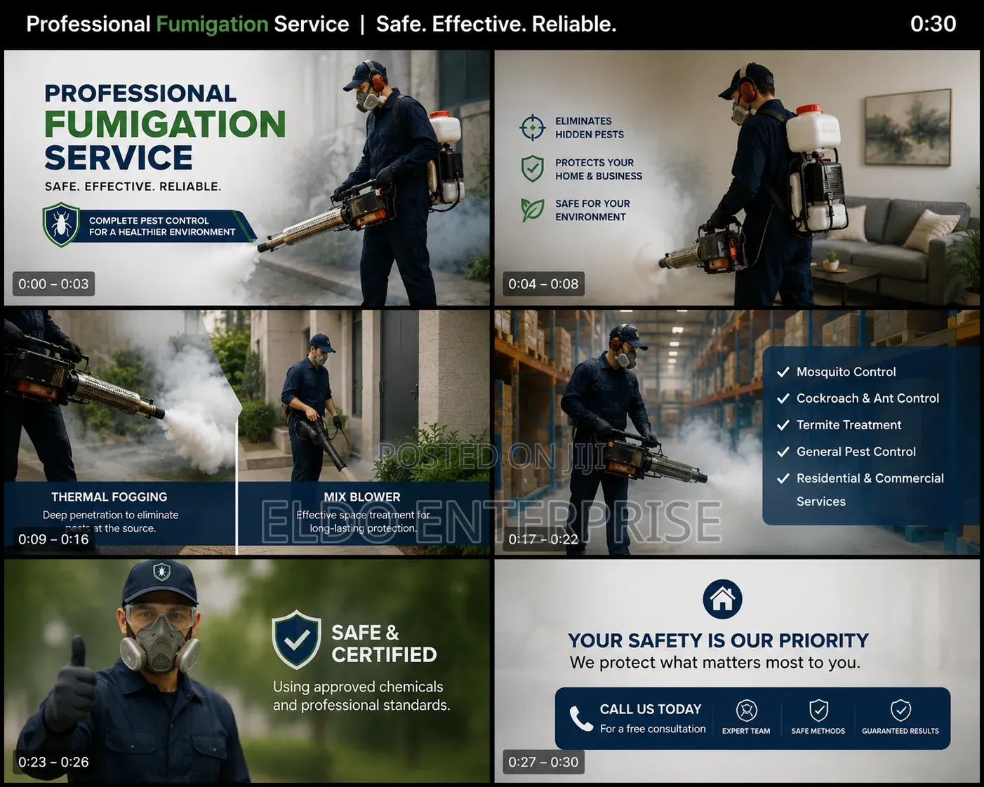 Pest Control (Fumigation) Services