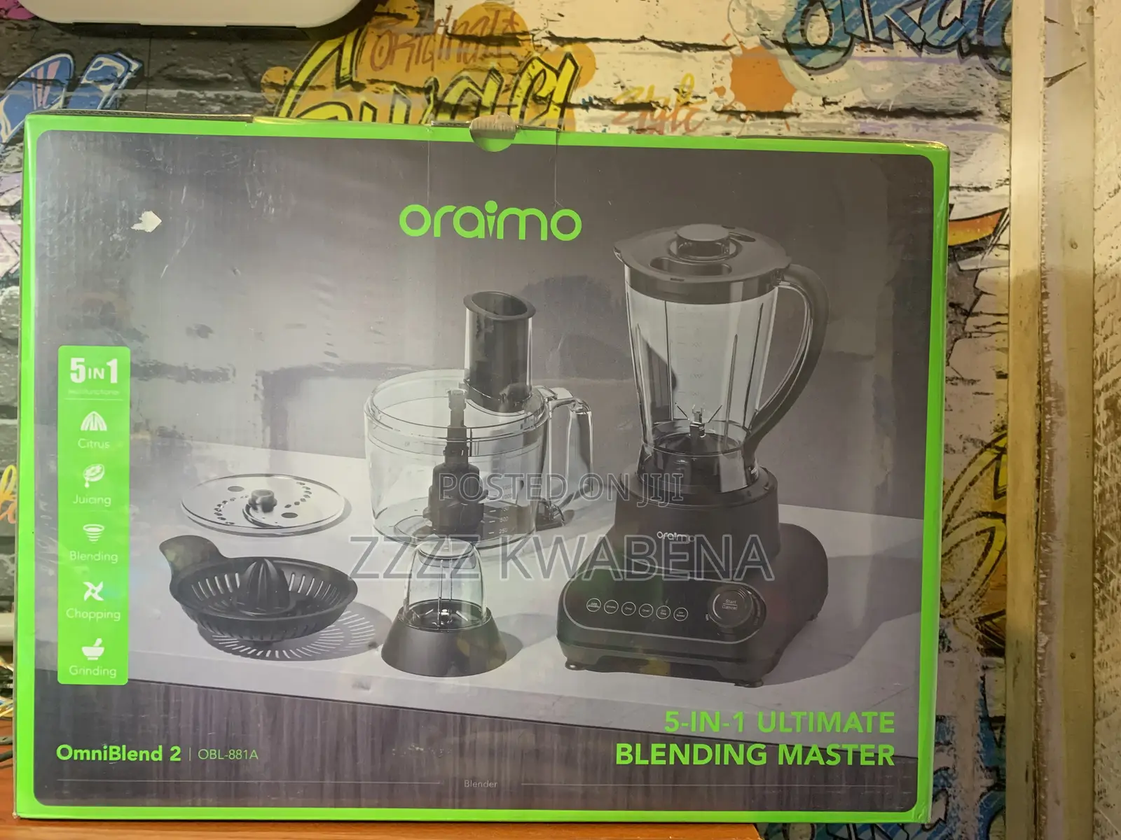 Oraimo OmniBlend 2 21000 RPM Speed 5-in-1 Blender