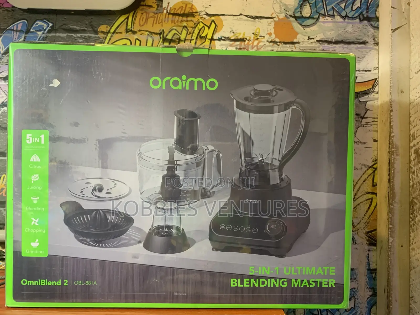 Oraimo OmniBlend 2 21000 RPM Speed 5-in-1 Blender