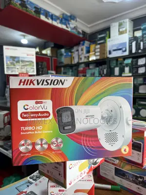 Hikvision Colorvu 2way Audio Soundmax Bullet Ds-2ce13df0t-LXTS 2mp