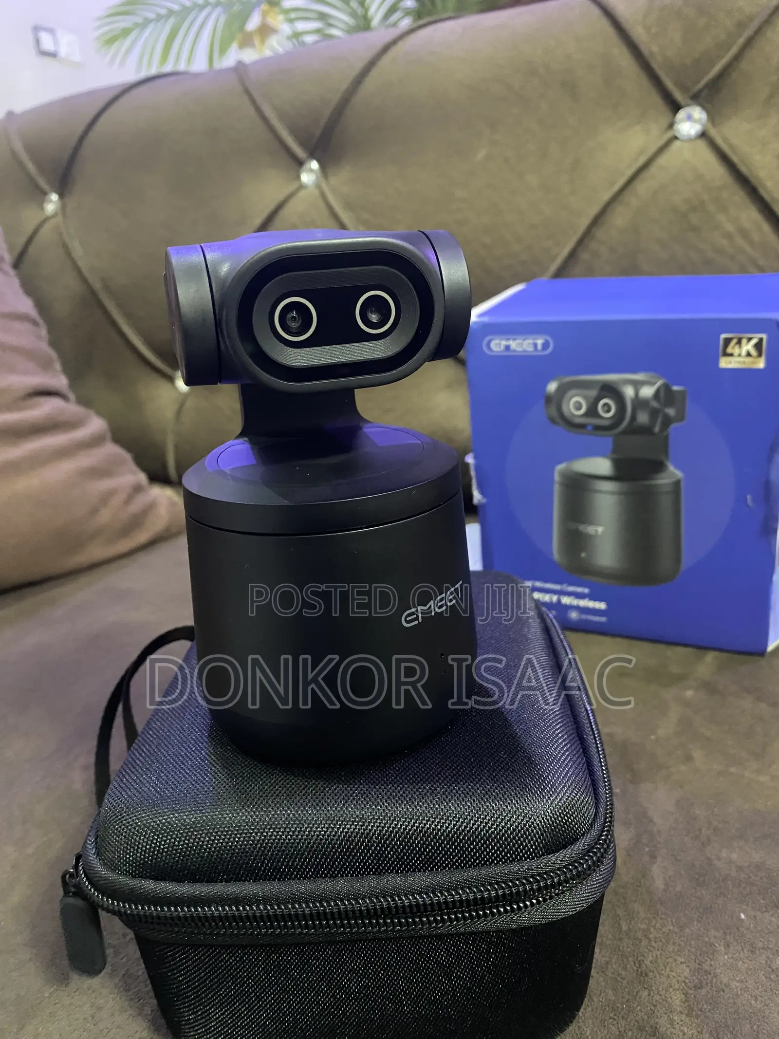 Emeet PTZ 4k Webcam With Ai Tracking