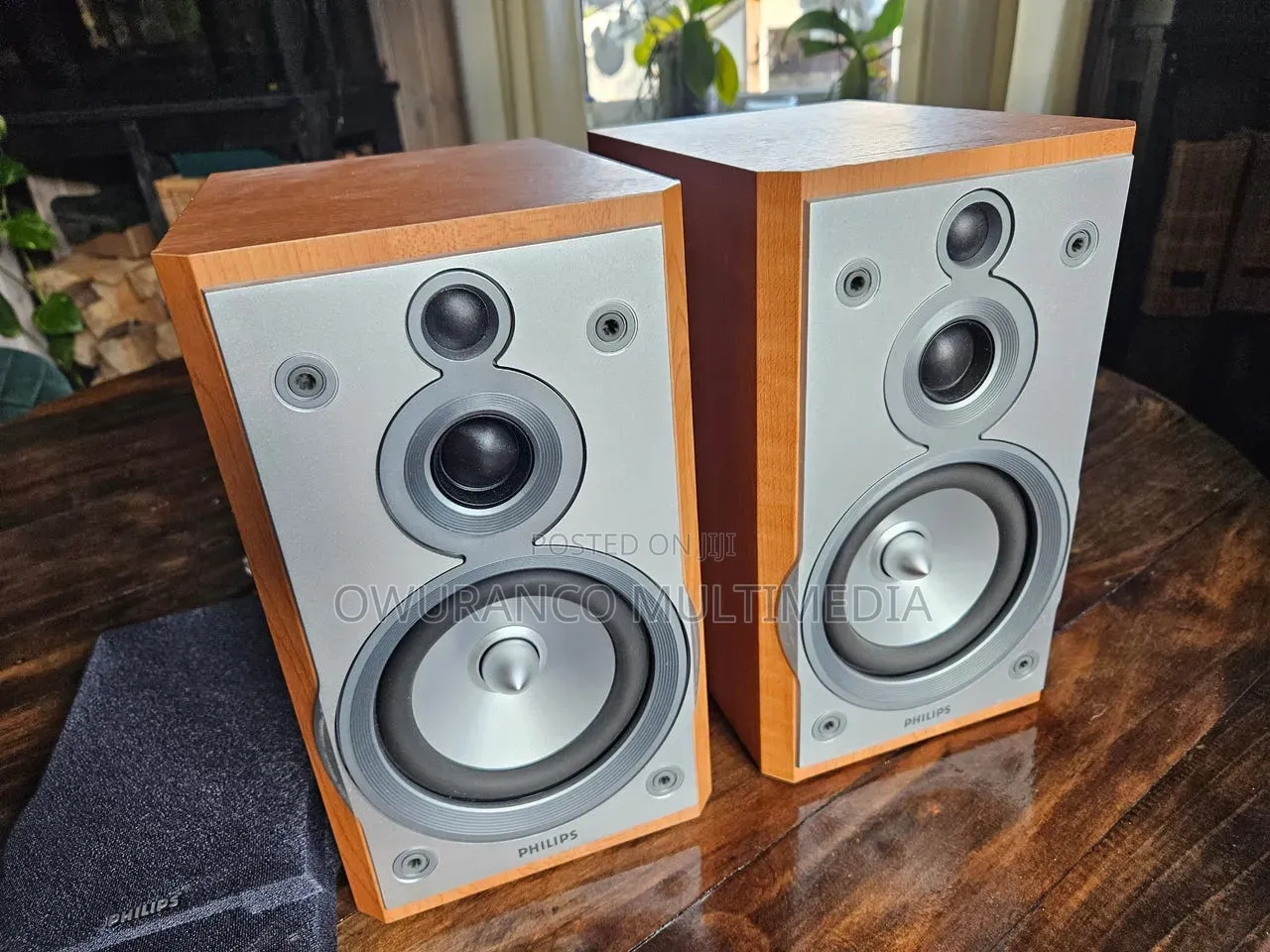 Philips MZ-33 Bookshelf Speakers – High-Fidelity Audio & Massive