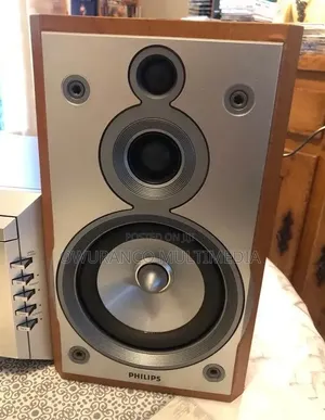 Philips MZ-33 Bookshelf Speakers – High-Fidelity Audio & Massive