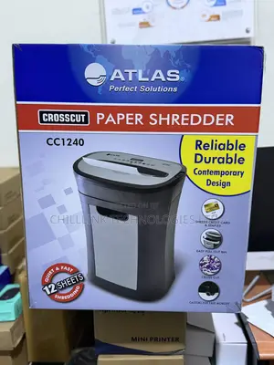 ATLAS Cross Cut Paper Shredder 12-Sheet