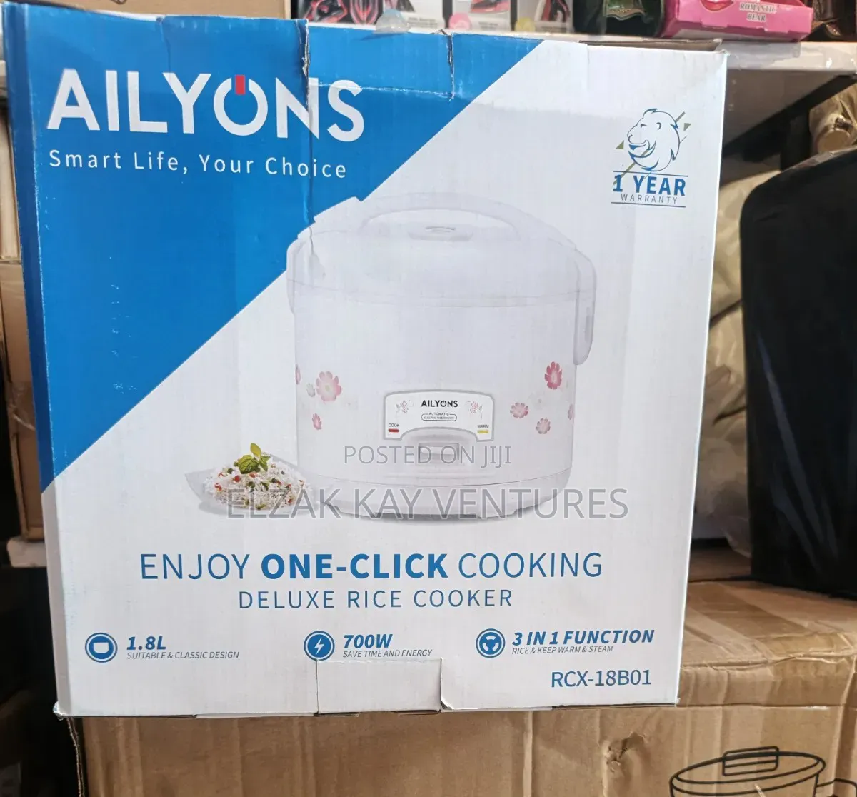 1.8L Ailyons Rice Cooker