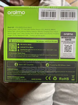 Oraimo Watch 6N Smartwatch
