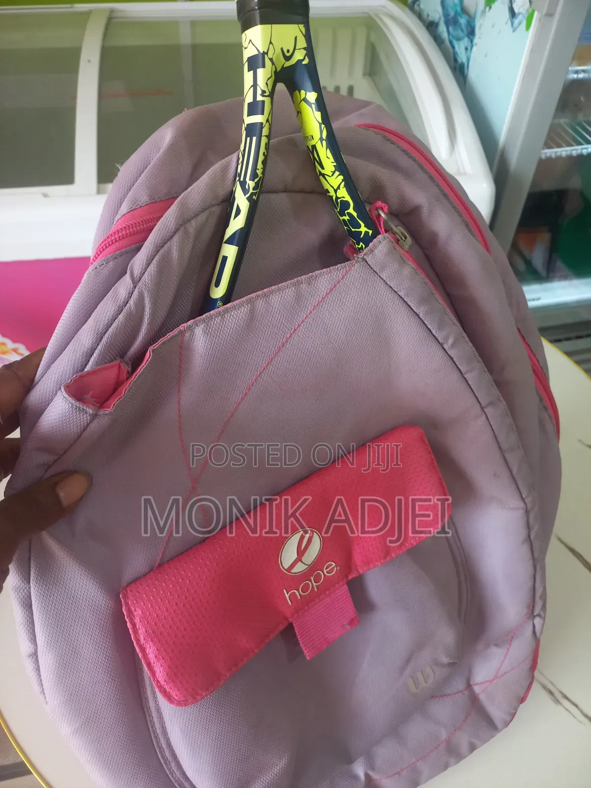 Ladies Tennis Racket and Backpack