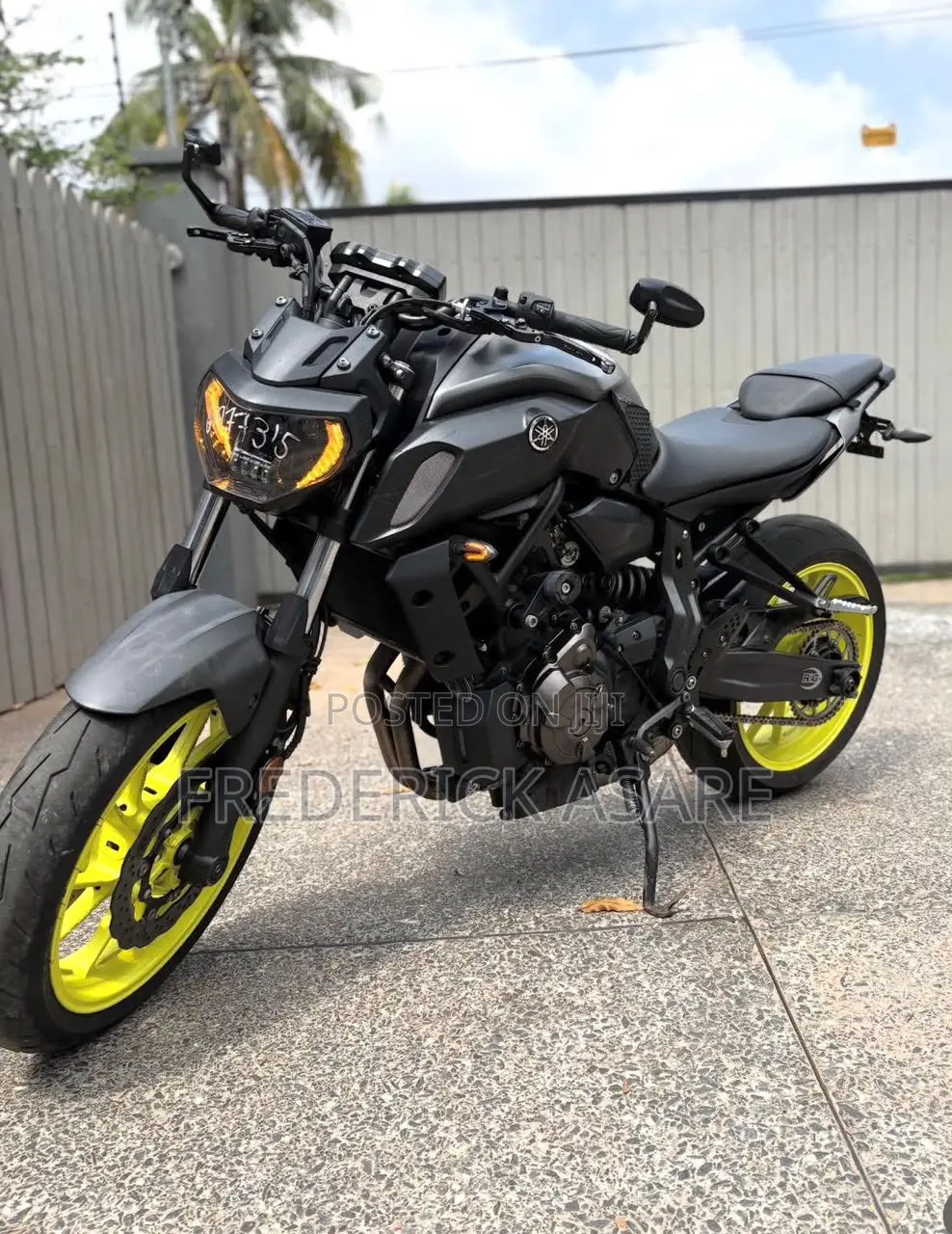Yamaha MT-07 2024 Black