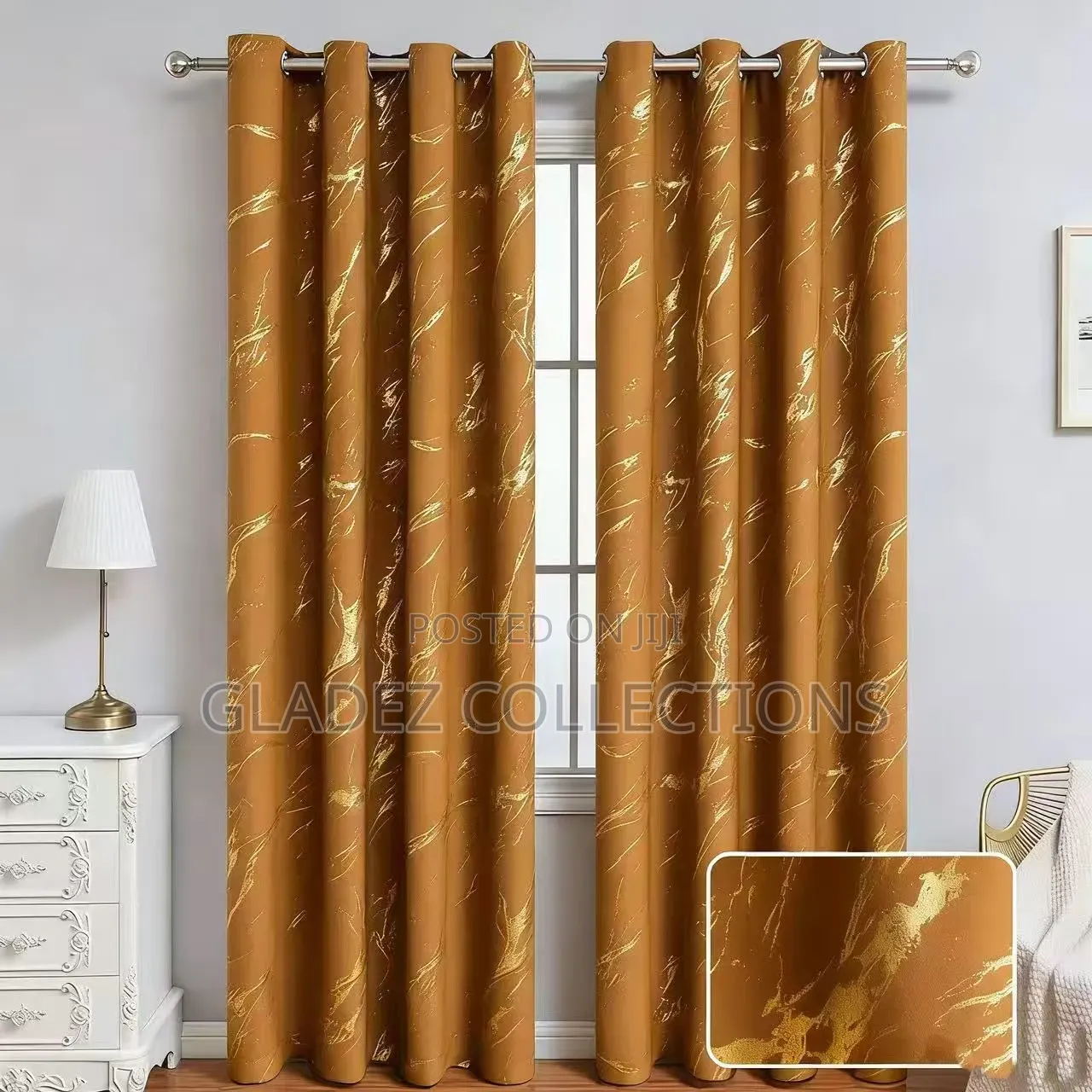 2 in 1 Quality Pair Curtains