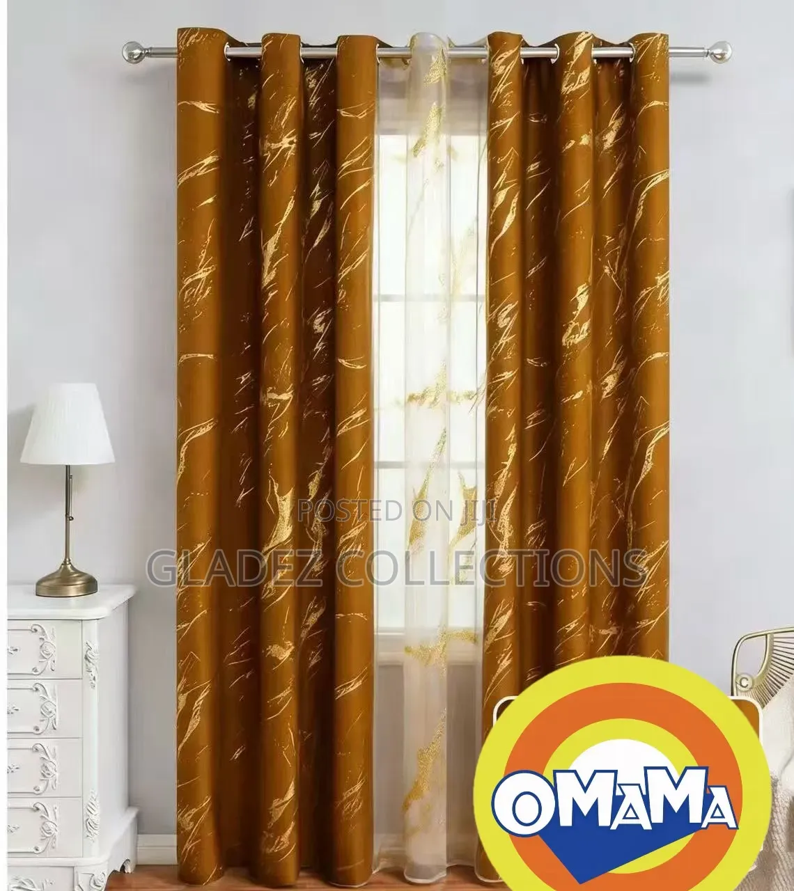 2 in 1 Quality Pair Curtains