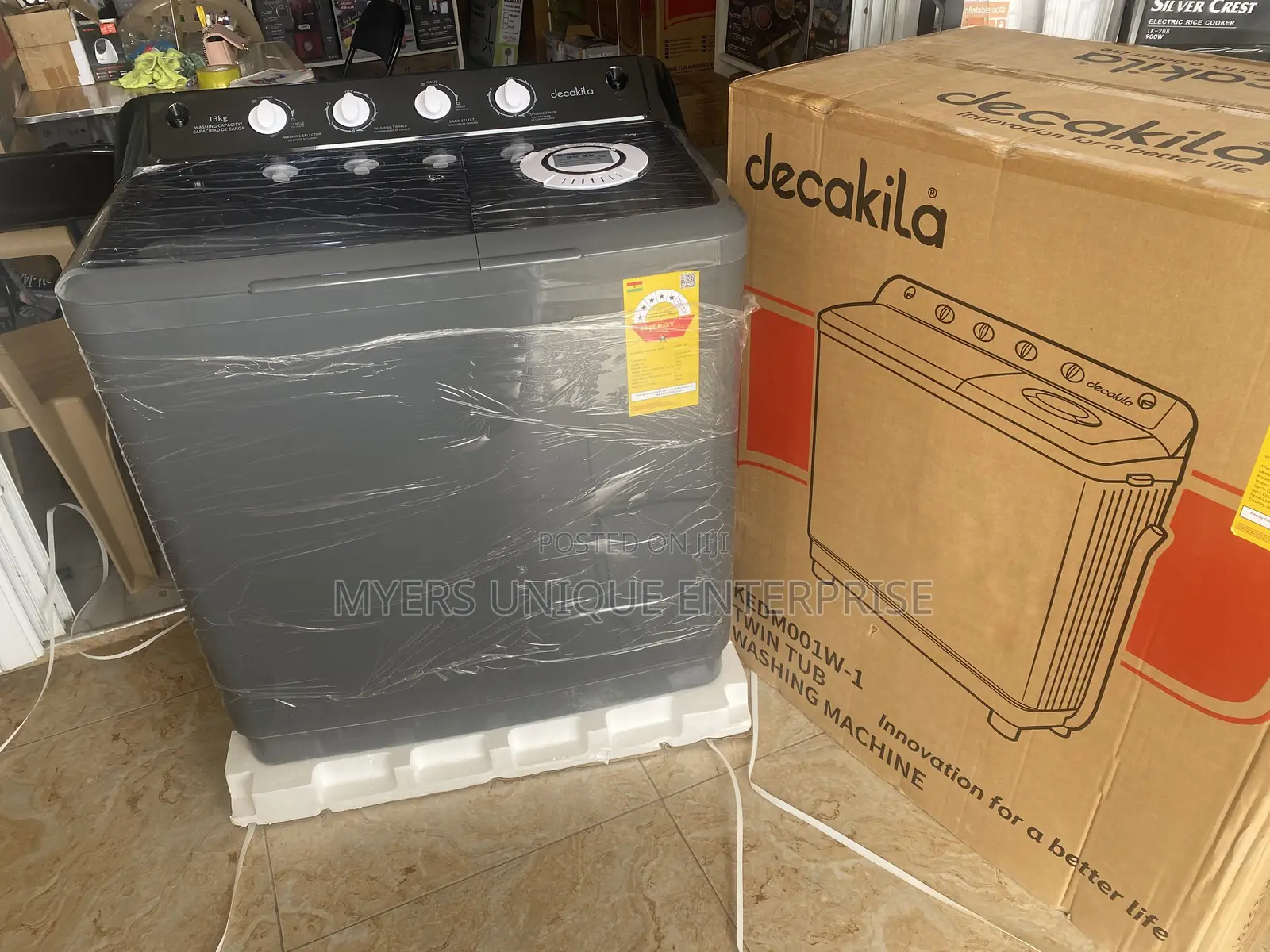 Decakila Twin Tub Washing Machine 13kg-Low Power Consumption