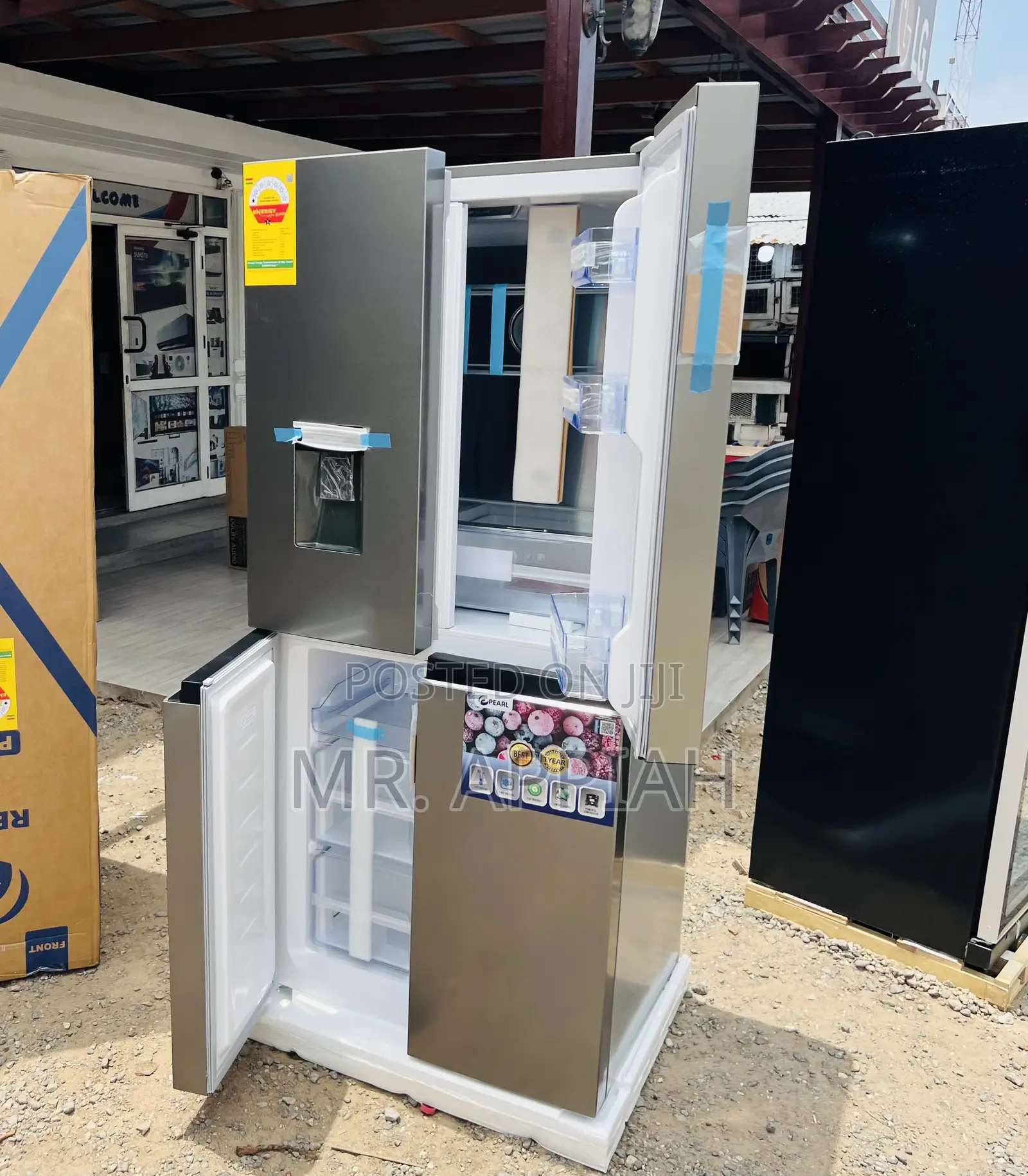 Purchase Adorable Pearl PF-613MDIXWD-1A Side by Side Fridge(4 Door)