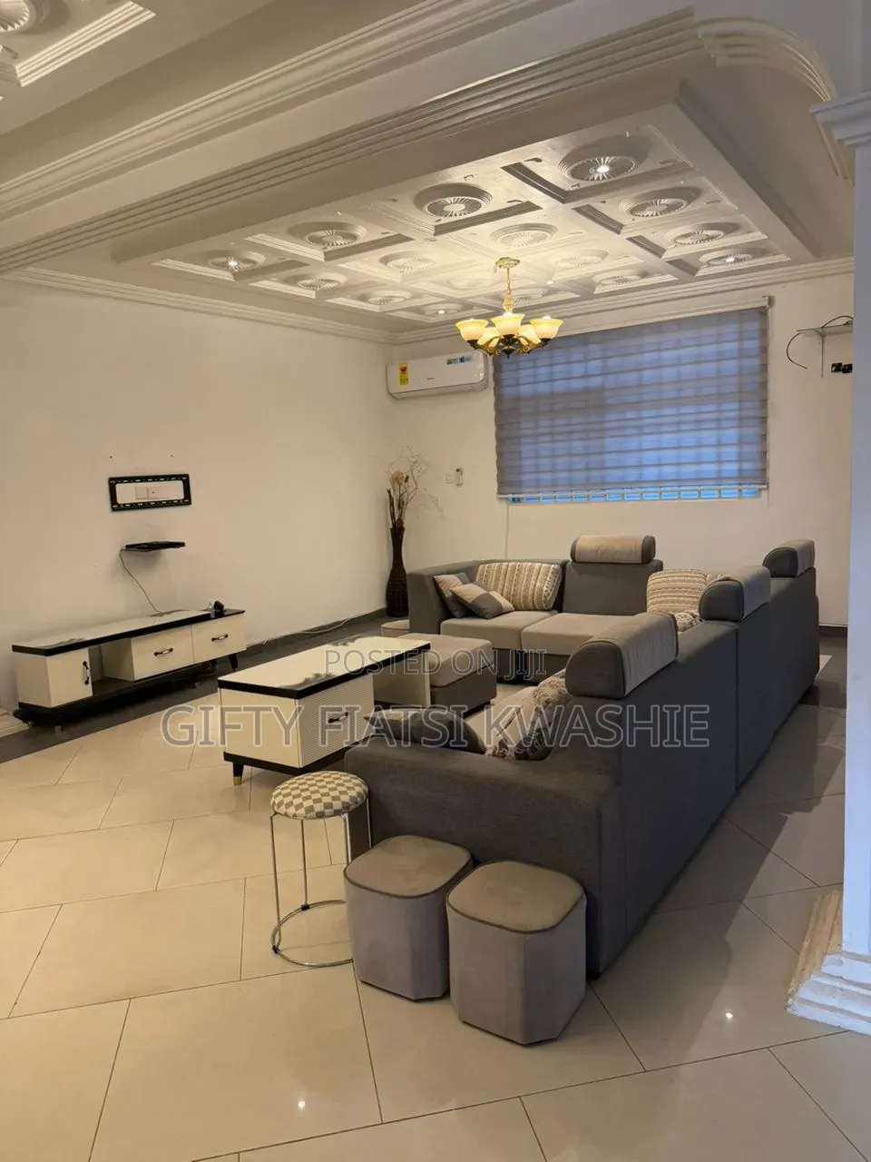 Furnished 6bdrm House in Ridge Danyame, Kumasi Metropolitan for rent