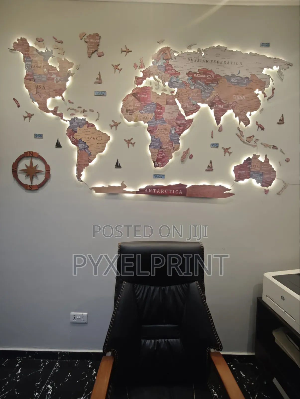 3d World Map