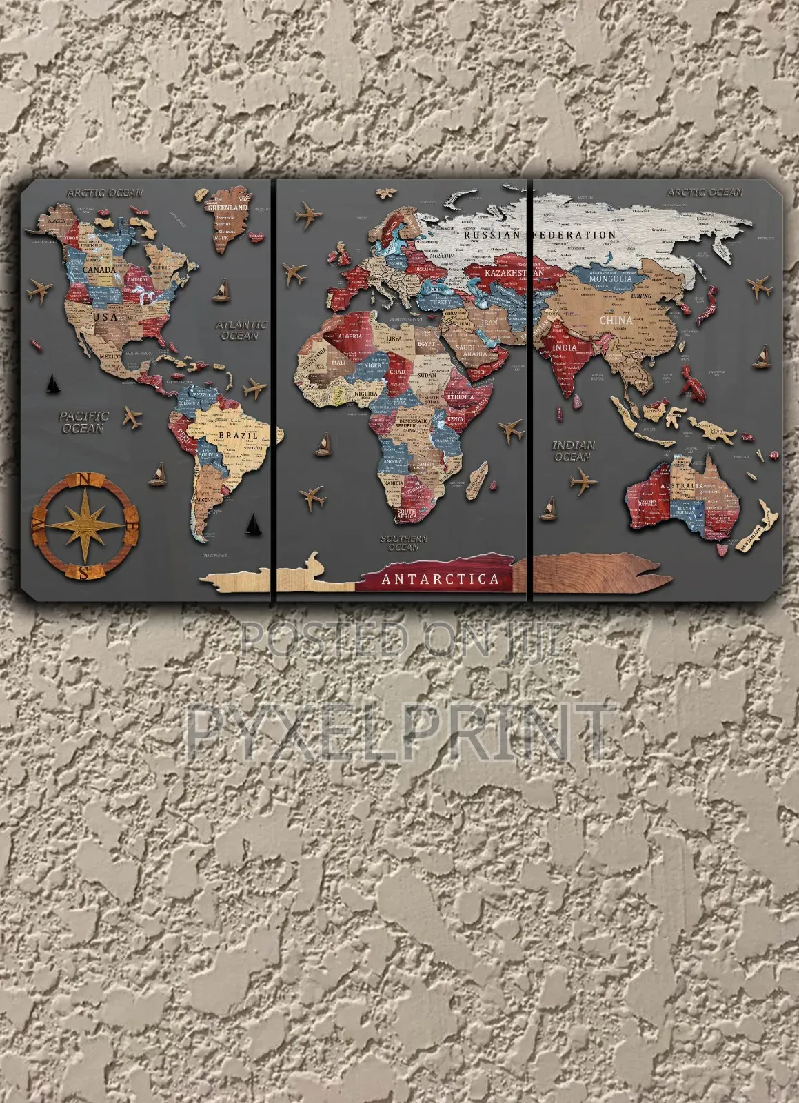 3d World Map