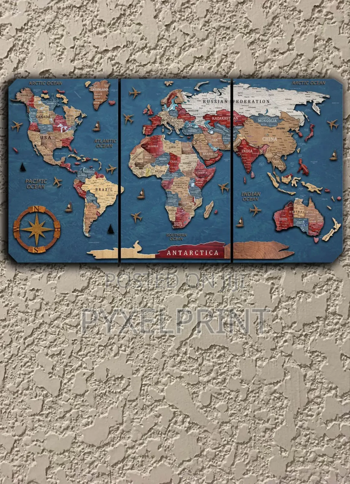 3d World Map