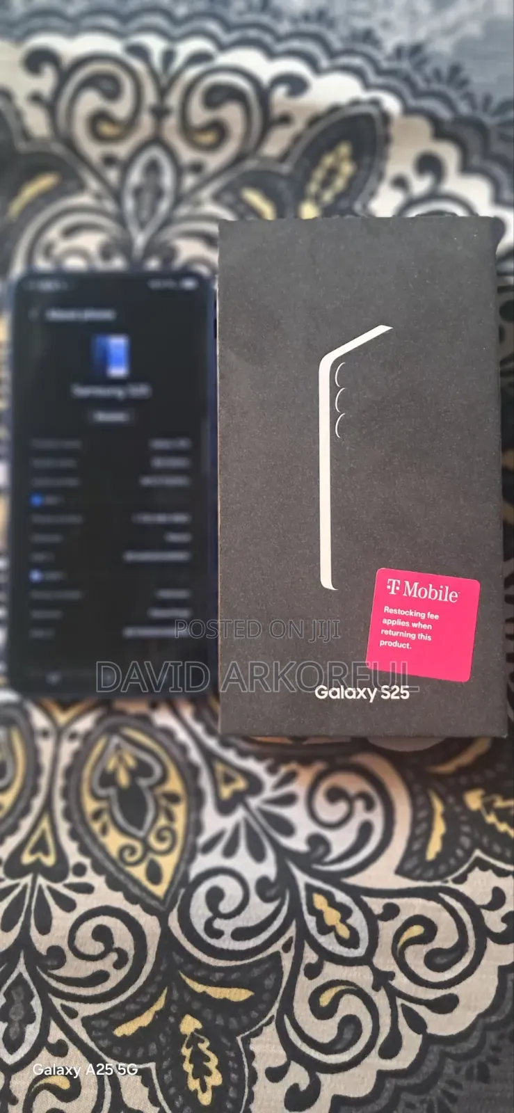 New Samsung Galaxy S25 128 GB Blue