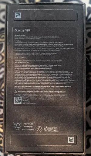 New Samsung Galaxy S25 128 GB Blue