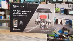 Ultra 4G Solar Camera With Siren Alarm Interior/Exterior PTZ