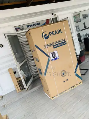 Perfect Pearl 690-Liter Double-Door PVC-801-27AA Glass Display Fridge
