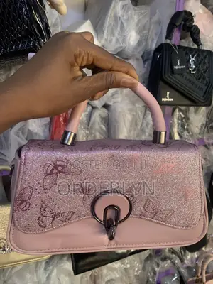 Stylish Pink Leather Bag