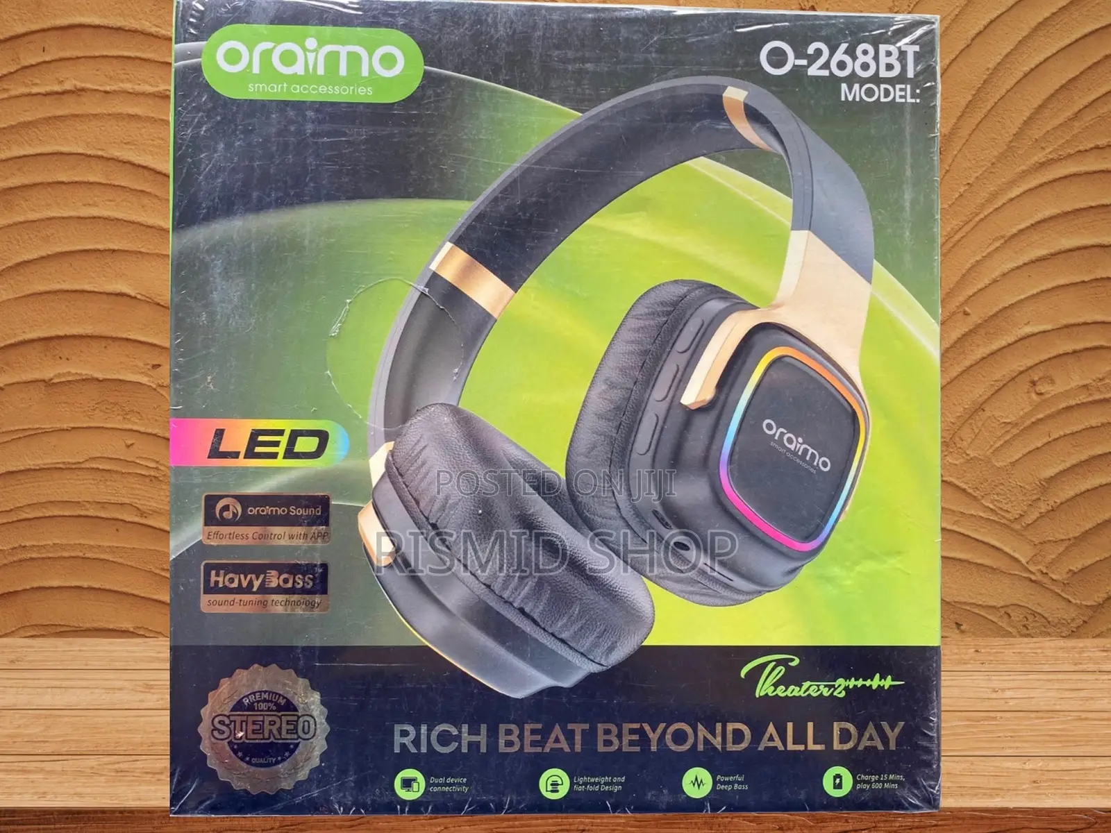 Oraimo O-268bt Rechargeable Led Headset