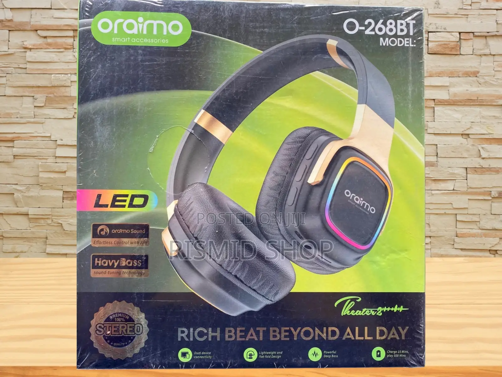 Oraimo O-268bt Portable Led Headphones