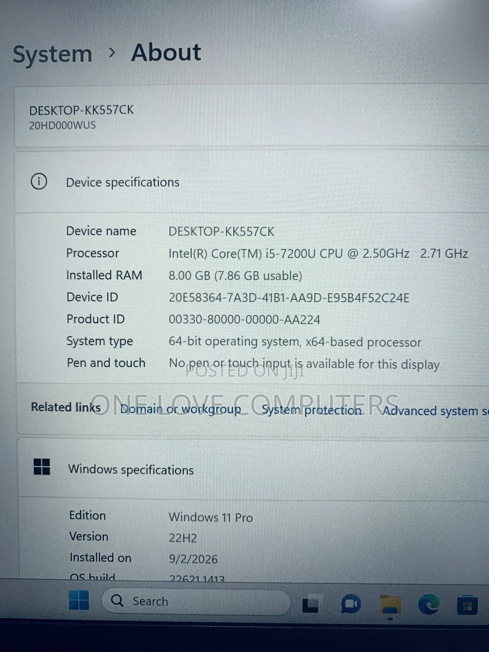 Laptop Lenovo ThinkPad T470 8GB Intel Core i5 SSD 256GB