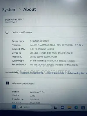 Laptop Lenovo ThinkPad T470 8GB Intel Core i5 SSD 256GB