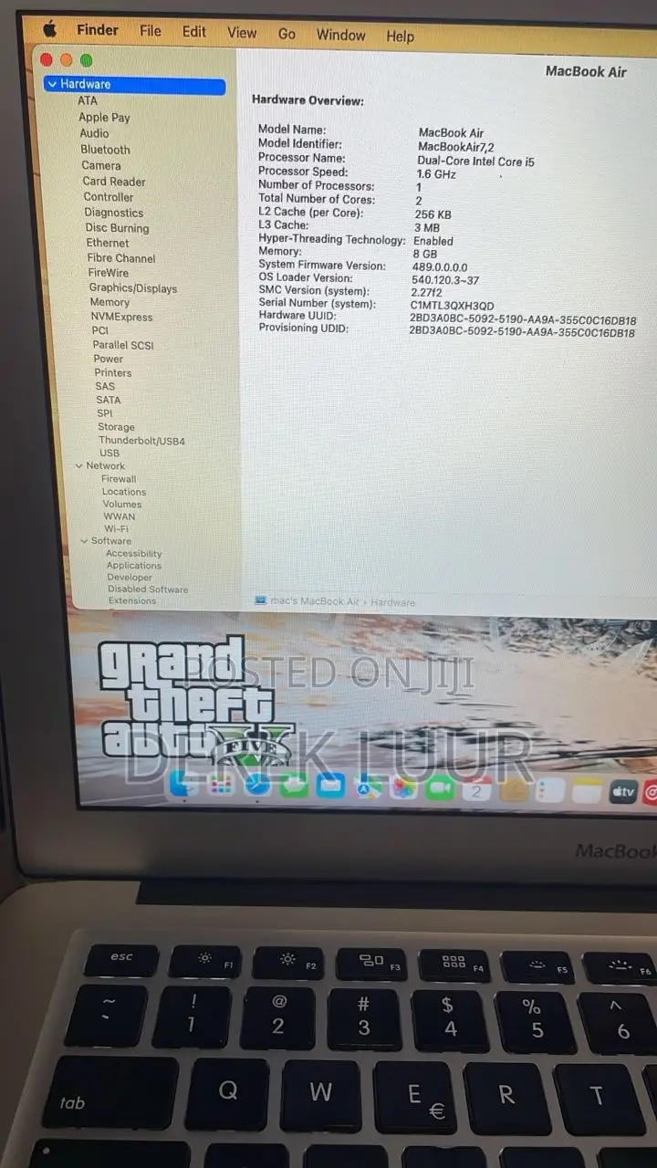 Laptop Apple MacBook Air 2015 8GB Intel Core i5 SSD 128GB