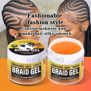 Hair Braid Gel for Cornrows, Twist &Locs !!!