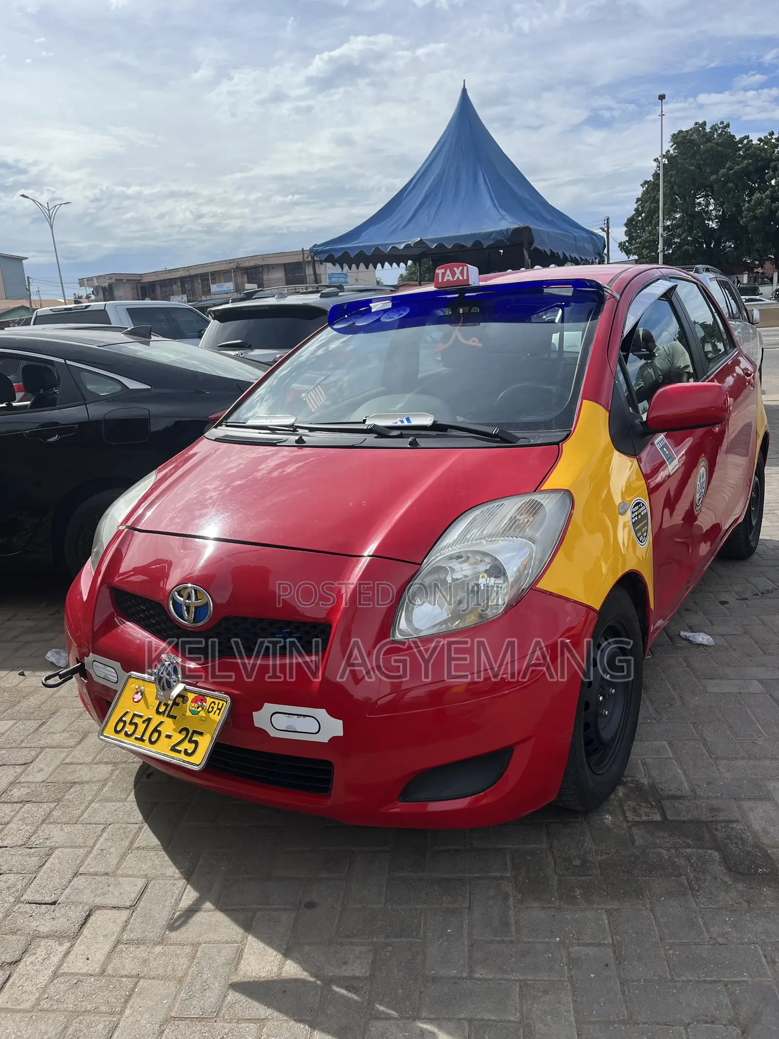 Toyota Yaris 2010 Red