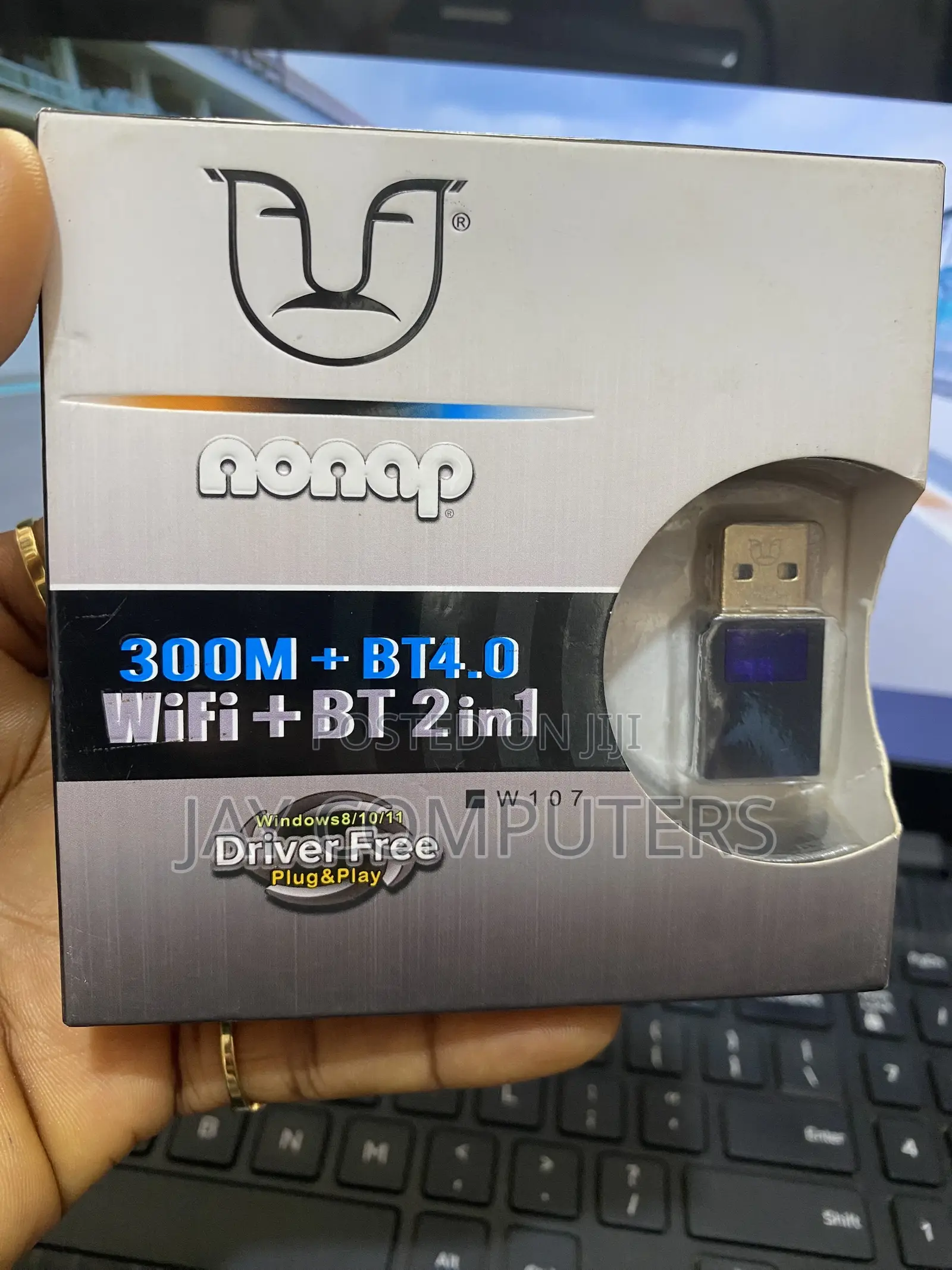 2in1 Wi-Fi N Bluetooth Adapter