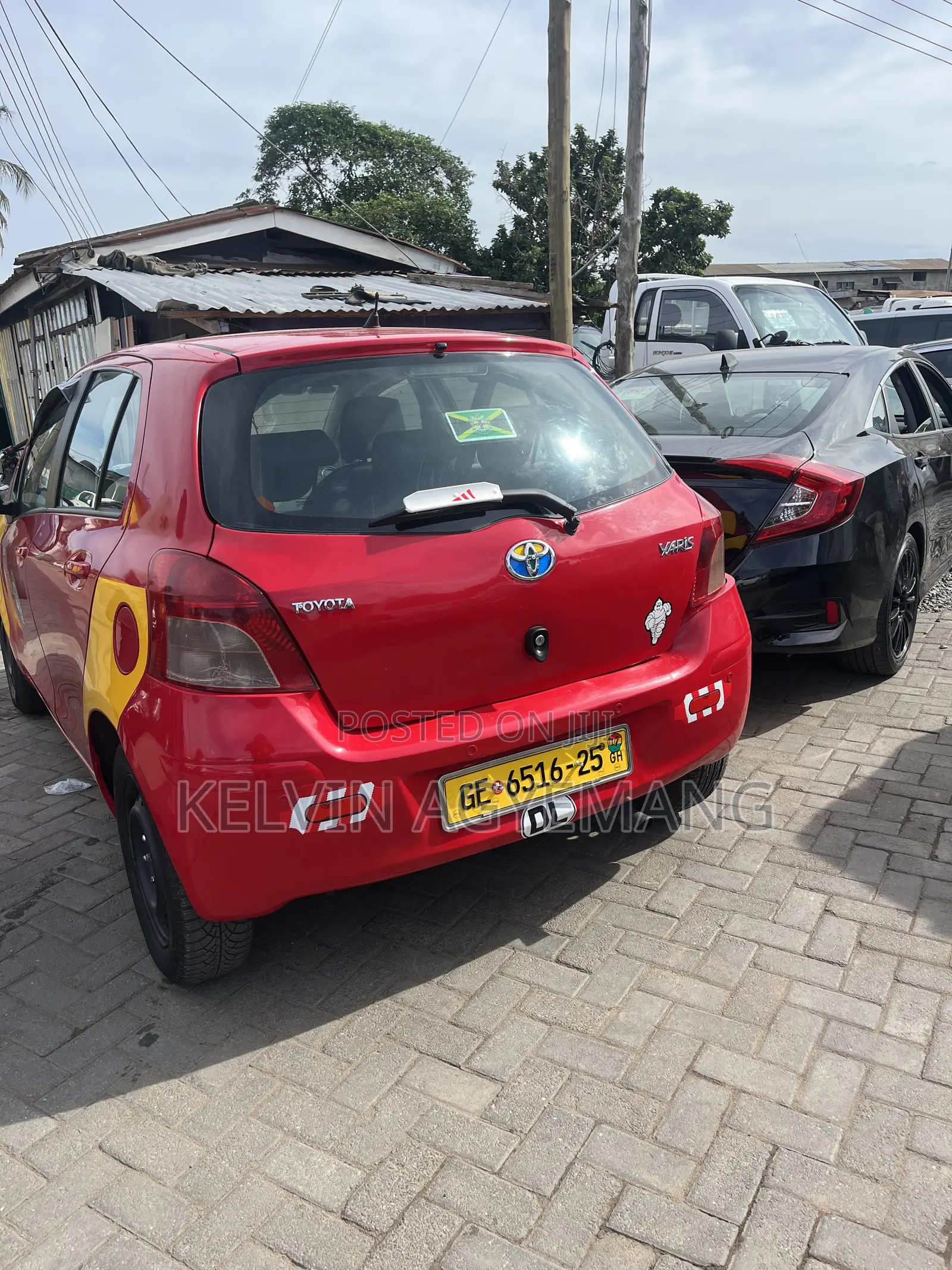 Toyota Yaris 2010 Red