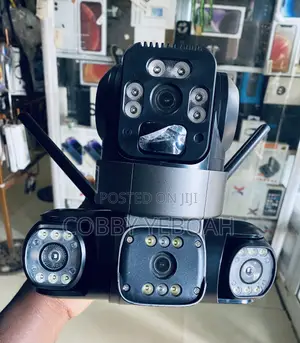 Ultra HD 4G Solar Triple-Lens Camera