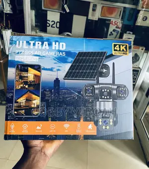 Ultra HD 4G Solar Triple-Lens Camera
