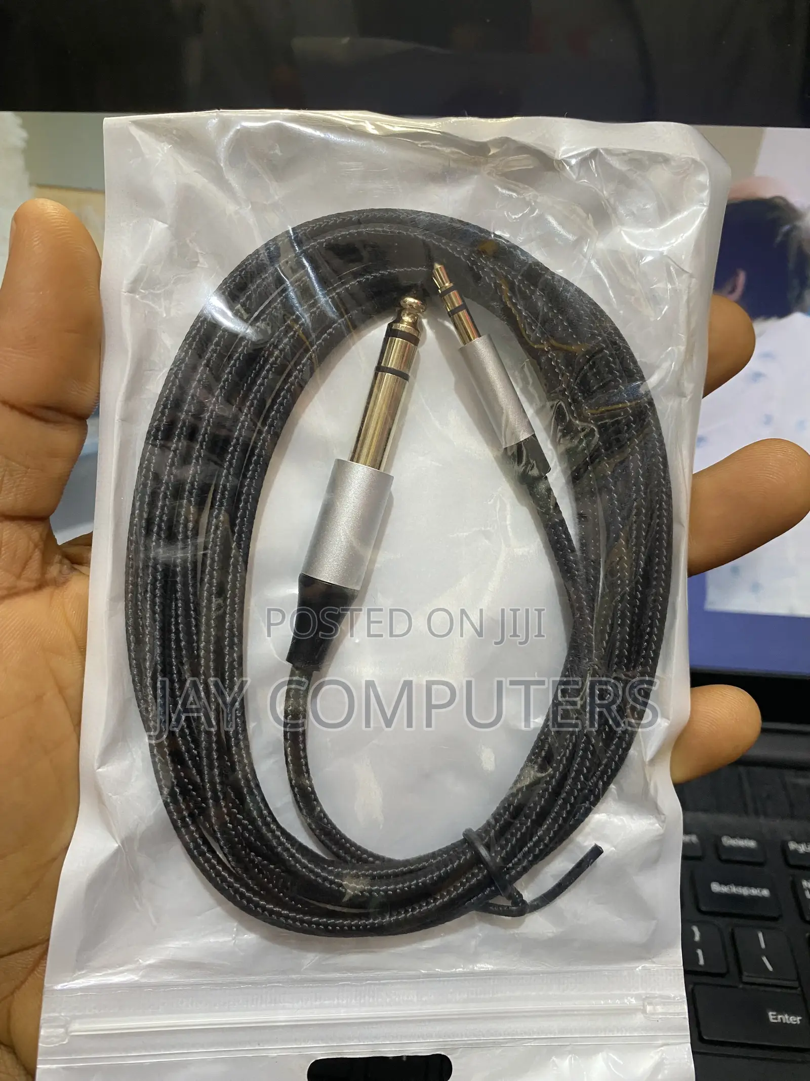 6.35mm to 3.5mm TRS Audio Auxiliary Cable