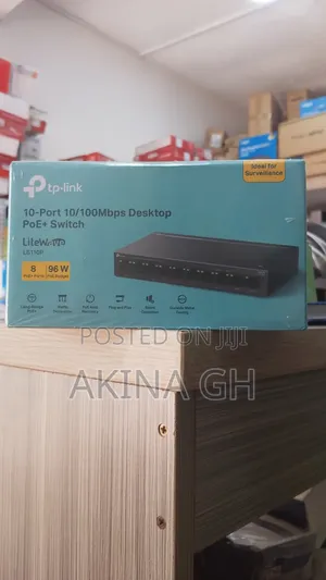 Tp Link 10/100mbps Desktop Poe+ Switch/Ls110
