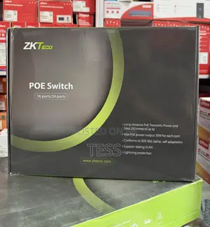Zkteco 16port Poe Switch With SFP Port, 16port Poe Switch