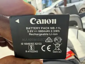 Canon Nb -11l 3.6v 680mah 2.5wh Rechargeable Camera Battery