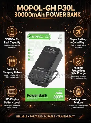 MOPOL-GH P30L 30000mAh Power Bank