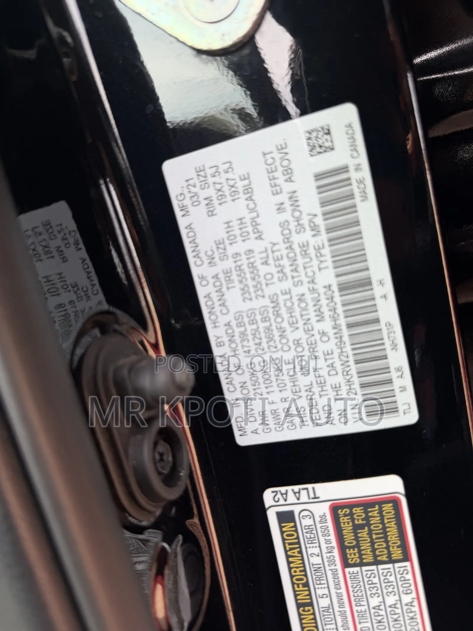 Honda CR-V 2021 Black