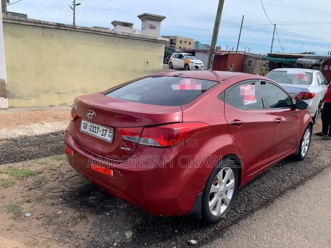 Hyundai Elantra Limited Sedan FWD (1.8L 4cyl 6A) 2013 Red