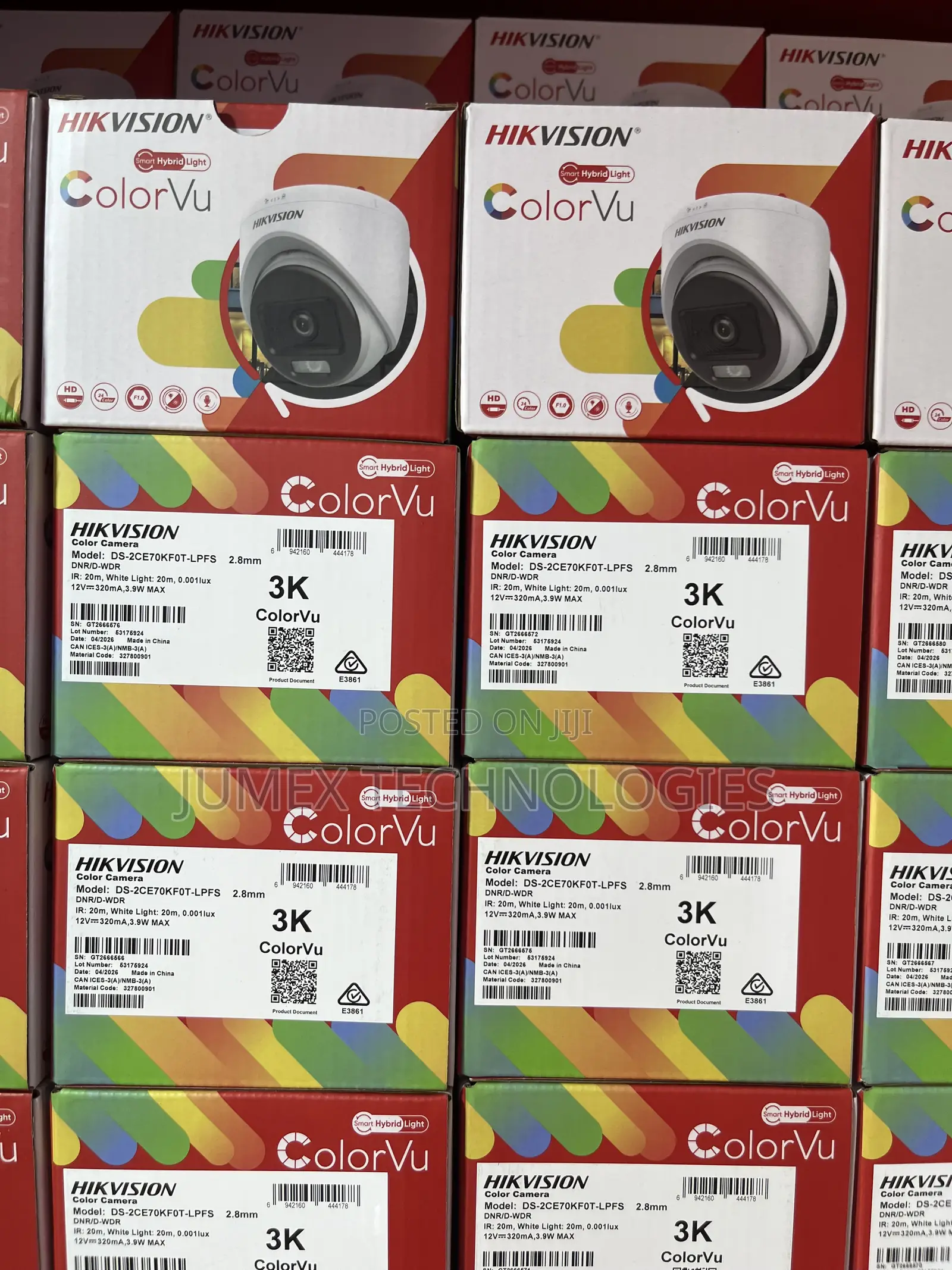 HIKVISION COLORVU 3k / 5mp With Audio Analog Dome DS-2CE70KF0T-LPFS